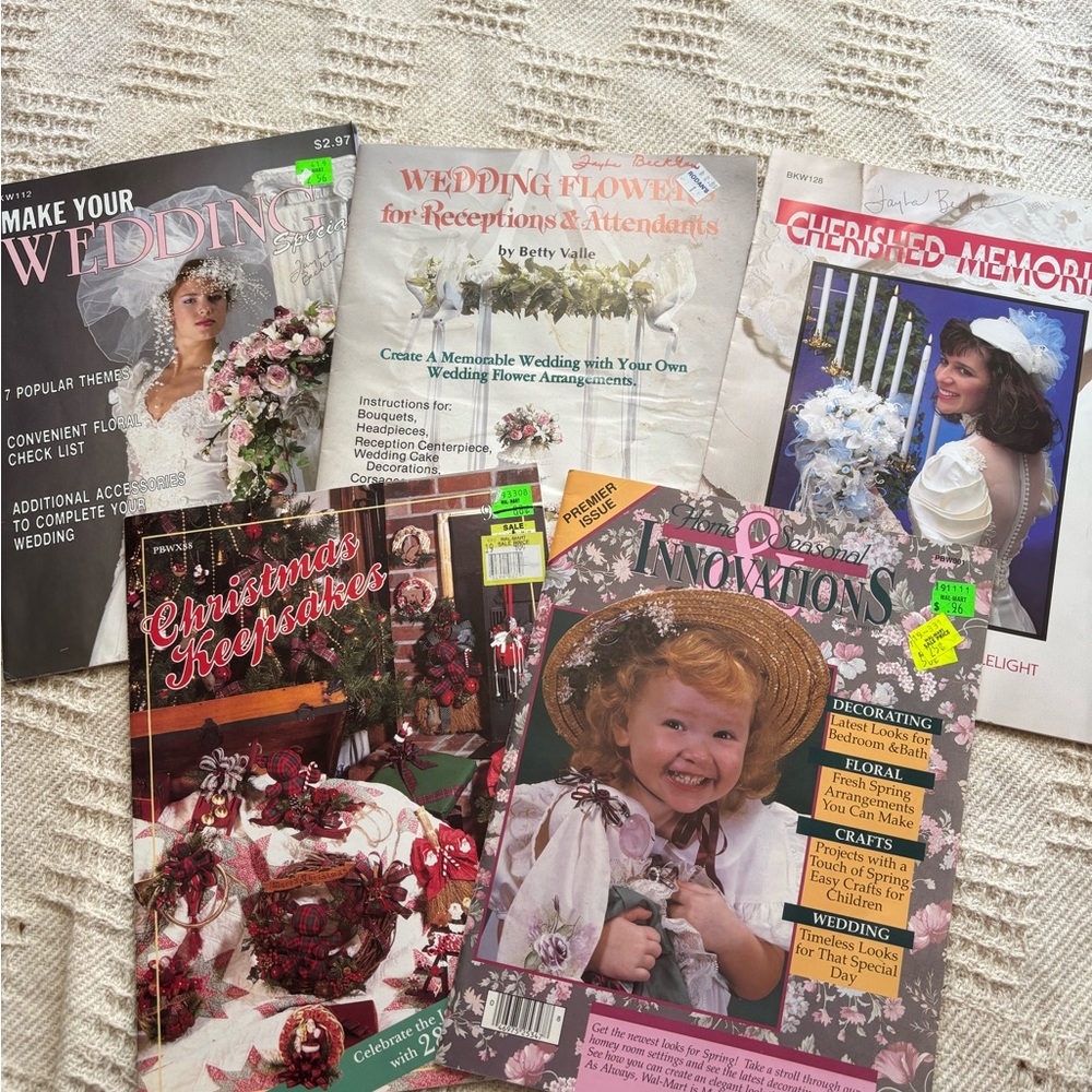 Vintage Collection of Arts Crafts Decorating Magazines 5 Total